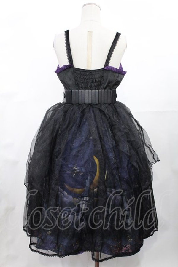 画像2: YingLuoFu（海外ロリータブランド） / Witchville Halloween セット M ブラック H-25-05-17-1048-LO-OP-NS-ZH (2)