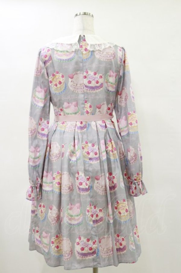 画像2: Emily Temple cute / Decoration CAKEワンピース L ライトグレー H-25-05-17-077-ET-OP-KB-ZH (2)