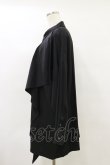 画像3: MiDiom / Ruffle Frill Big Shirt  ブラック H-25-05-18-043-PU-BL-KB-ZH (3)