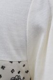 画像3: axes femme / レースボーダートップス M アイボリー H-25-05-18-1047-AX-TO-NS-ZH (3)