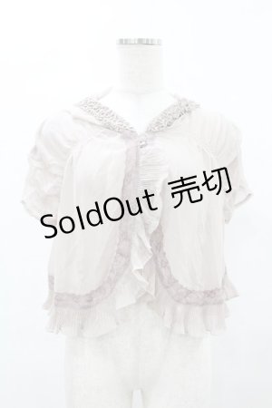 画像: axes femme / シフォンボレロ M ベージュ H-25-05-18-1048-AX-TO-NS-ZH