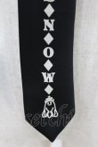 画像2: PEACE NOW / ロゴプリントネクタイ  ブラック H-25-05-18-1009-PU-ZA-NS-ZH (2)