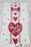 画像2: Angelic Pretty / あこがれリボンオーバーニー  オフ/レッド H-25-05-18-1014-AP-ZA-NS-ZH (2)