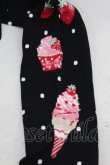 画像2: Angelic Pretty / Fresh Strawberry Dinerオーバーニー  ブラック H-25-05-18-1017-AP-ZA-NS-ZH (2)