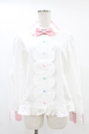 Angelic Pretty / ホリックレディブラウス 白 I-25-05-01-010-AP