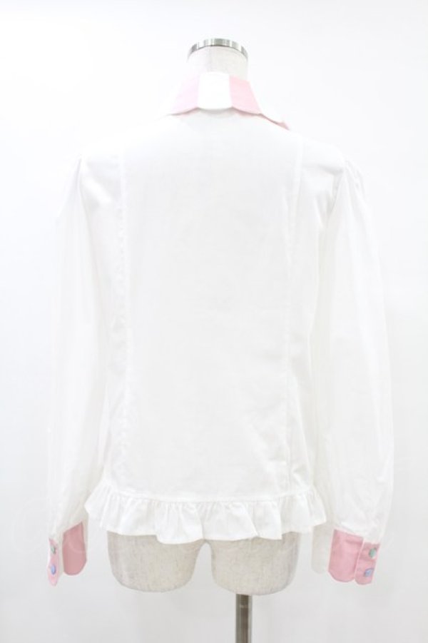 画像2: Angelic Pretty / Candy Ornamentブラウス Free オフ H-25-05-18-1018-AP-BL-NS-ZH (2)