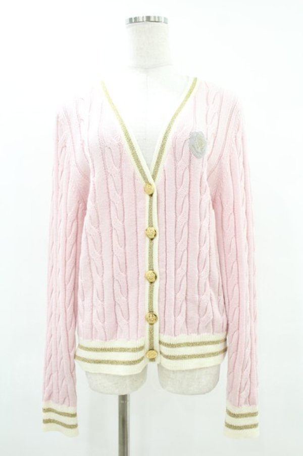 画像1: Angelic Pretty / Bunny Collegeカーディガン Free ピンク H-25-05-18-1024-AP-TO-NS-ZH (1)