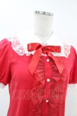 画像4: Angelic Pretty / スクエア付け襟カットソー Free レッド H-25-05-18-1025-AP-TO-NS-ZH (4)