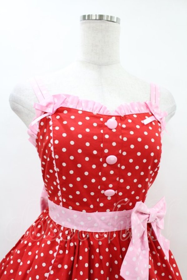画像4: Angelic Pretty / Candy Popジャンパースカート Free レッド H-25-05-18-1031-AP-OP-NS-ZH (4)