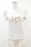 画像1: MILK / ドレスアップバニーTee  サックス H-25-05-18-027-ML-TO-KB-ZH (1)