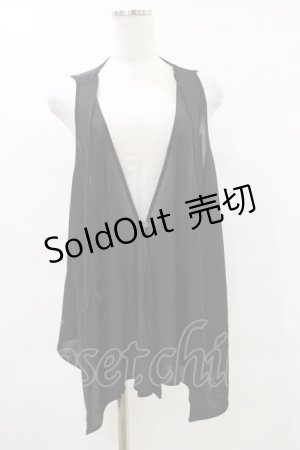 画像: Ozz Croce / シアージレトップス  黒 H-25-05-18-030-OO-TO-KB-ZH