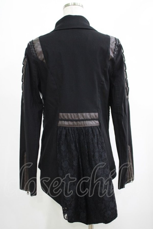 画像3: Rozen Kavalier / 異素材切替刺繍ジャケット  黒 H-25-05-19-040-OO-JA-KB-ZH (3)