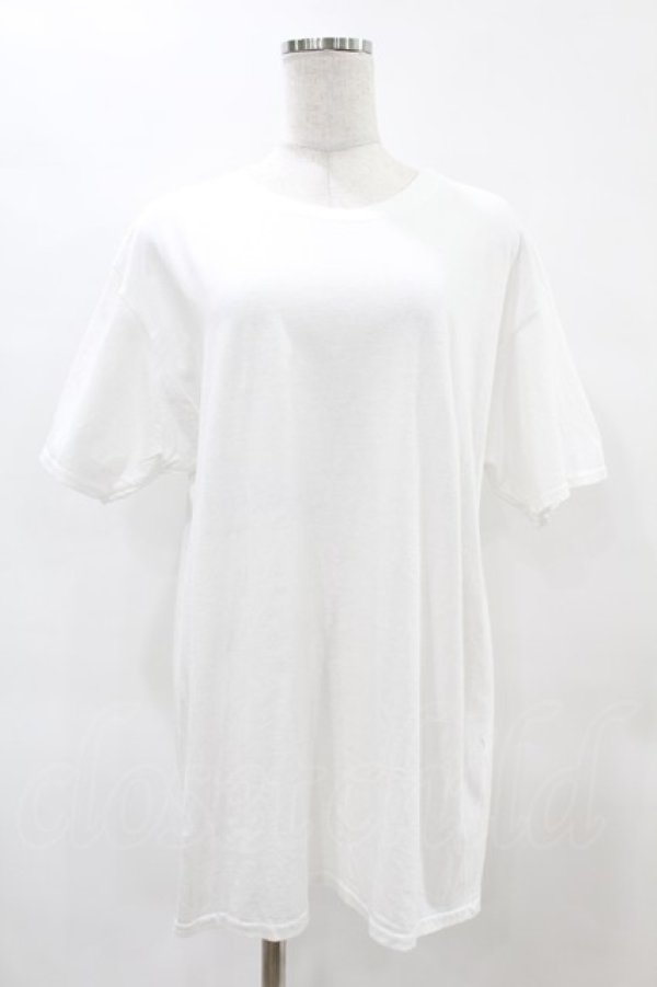 画像1: NieR Clothing / バックプリントTシャツ  白 H-25-05-19-1043-PU-TO-KB-ZH (1)
