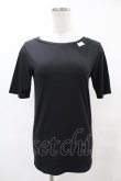 画像1: Rydia / コビニャー刺繍リブトップス  黒 H-25-05-19-1055-PU-TO-KB-ZH (1)