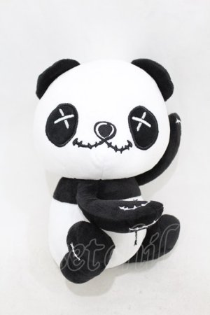 画像: NieR Clothing / 田中さんパンダぬいぐるみ  黒×白 H-25-05-19-1012-PU-ZA-KB-ZH