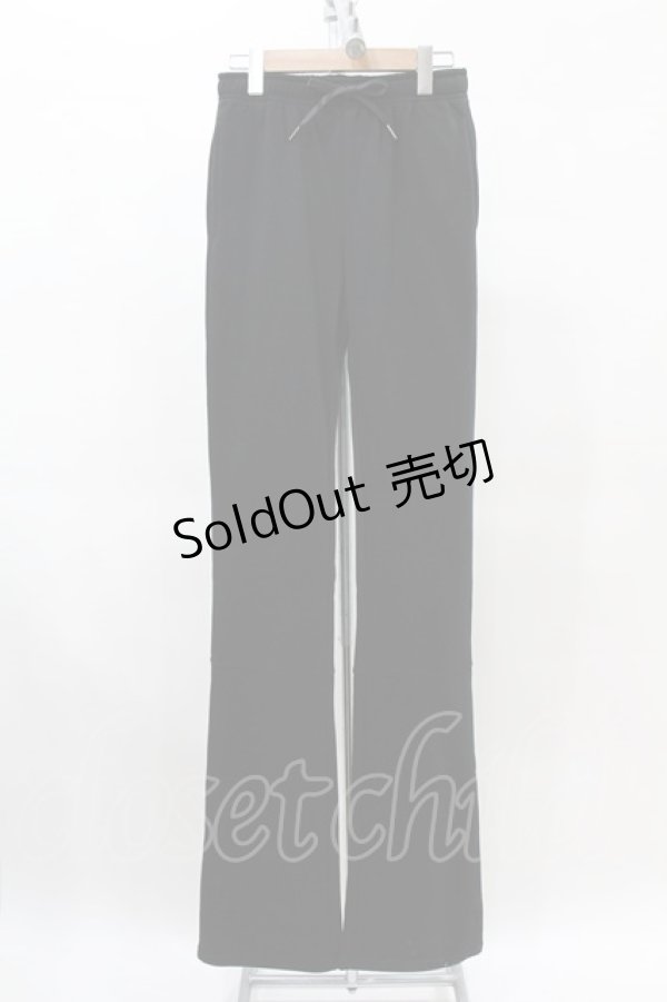 画像1: 【SALE】NieR CLOTHING / ロゴコード刺繍パンツ  黒 H-25-05-19-1032-PU-PA-KB-ZT041 (1)