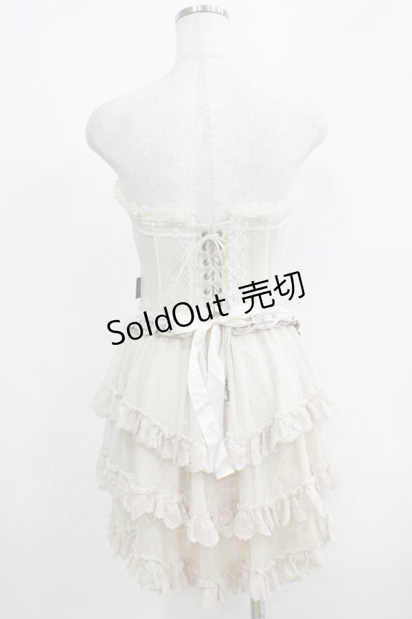 画像3: Ozz oneste / 薔薇刺繍オーバーコルセット  アイボリー H-25-05-19-049-OO-ZA-KB-ZH (3)