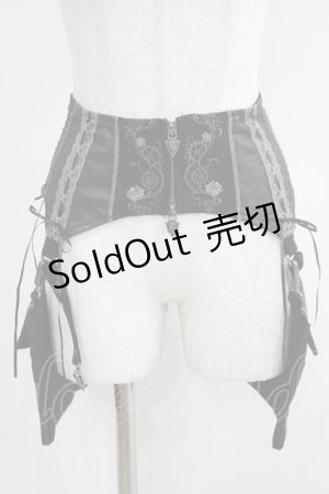 画像: Ozz Croce / ポケットフラップ付コルセット  黒 H-25-05-19-055-OO-ZA-KB-ZH