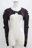 画像1: Ozz oneste / 薔薇刺繍ショートボレロ  紫 H-25-05-19-061-OO-TO-KB-ZH (1)
