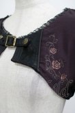 画像4: Ozz oneste / 薔薇刺繍ショートボレロ  紫 H-25-05-19-061-OO-TO-KB-ZH (4)