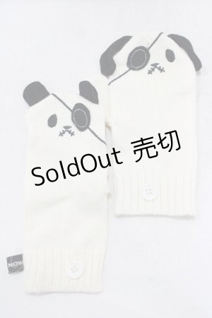画像: PEACE NOW / 眼帯くまニットグローブ  オフ H-25-05-19-074-PU-ZA-KB-ZT208