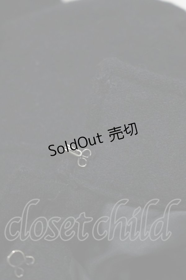 画像5: PEACE NOW / ボタンウールマント M 黒 H-25-05-19-017-PU-CO-KB-ZT-C063 (5)