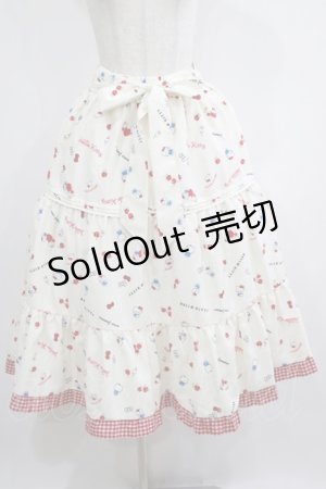 画像: axes femme / ハローキティプリントスカート Free  H-25-05-20-017-AX-SK-NS-ZH