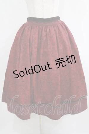 画像: axes femme POETIQUE / ふしぎの国のアリス/スカート M ワイン H-25-05-20-019-AX-SK-YZ-ZH