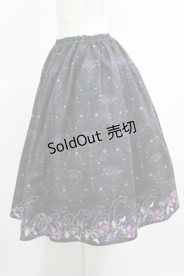 画像2: Enchantlic Enchantilly / すみれ姫スカート Free ブラック H-25-05-20-024-LO-SK-NS-ZH (2)