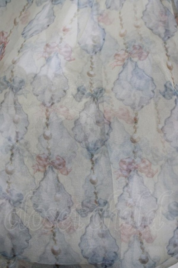 画像4: Enchantlic Enchantilly / クリスタルリボンオーバースカート Free アイボリー H-25-05-20-025-LO-SK-NS-ZH (4)