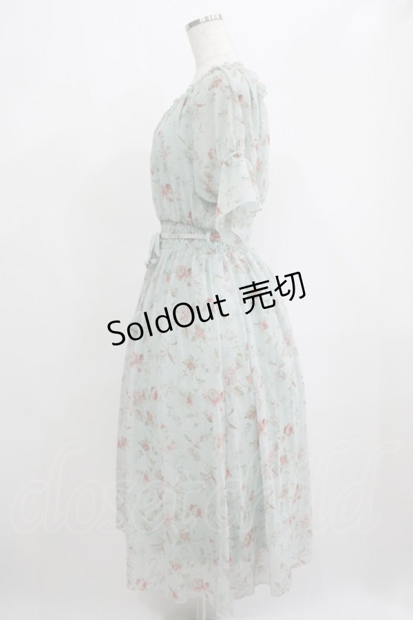 画像2: an another angelus / フラワーシフォンオフショルワンピース Free MINT H-25-05-20-036-CA-OP-NS-ZH (2)