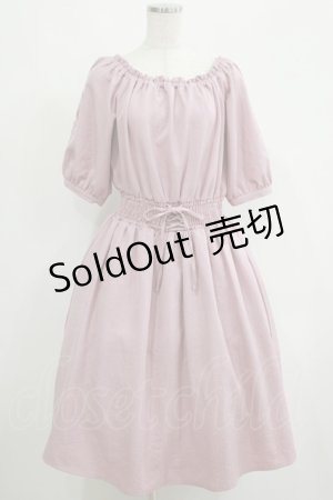 画像: F&A / 袖カットワークオフショルワンピース Free PINK H-25-05-20-037-LO-OP-NS-ZH