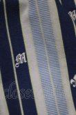 画像4: metamorphose / ブリティッシュストライプジャンパースカート(ミニ丈) Free ブルー H-25-05-20-040-ME-OP-NS-ZH (4)