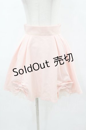 画像: Secret Honey / リボンスカート Free ピンク H-25-05-20-1036-CA-SK-NS-ZH