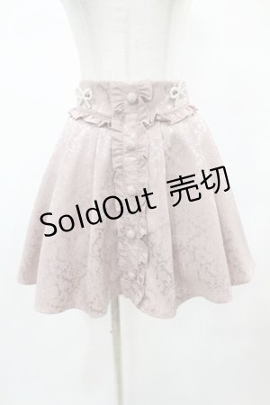 画像: Ank Rouge / リボンジャガードスカート M ピンク H-25-05-20-1038-CA-SK-NS-ZH