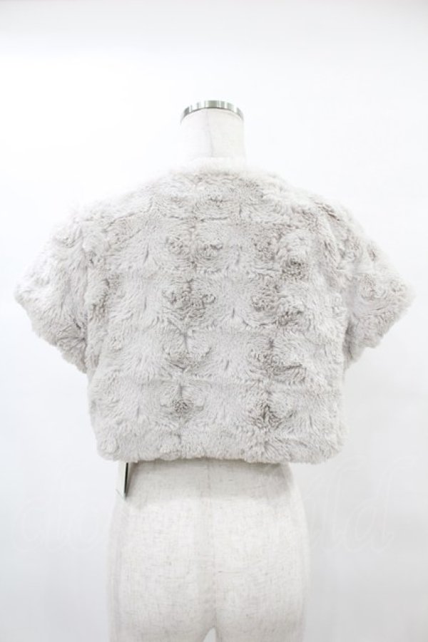 画像2: Secret Honey / ファーボレロ size 2 グレー H-25-05-20-1048-CA-TO-NS-ZH (2)
