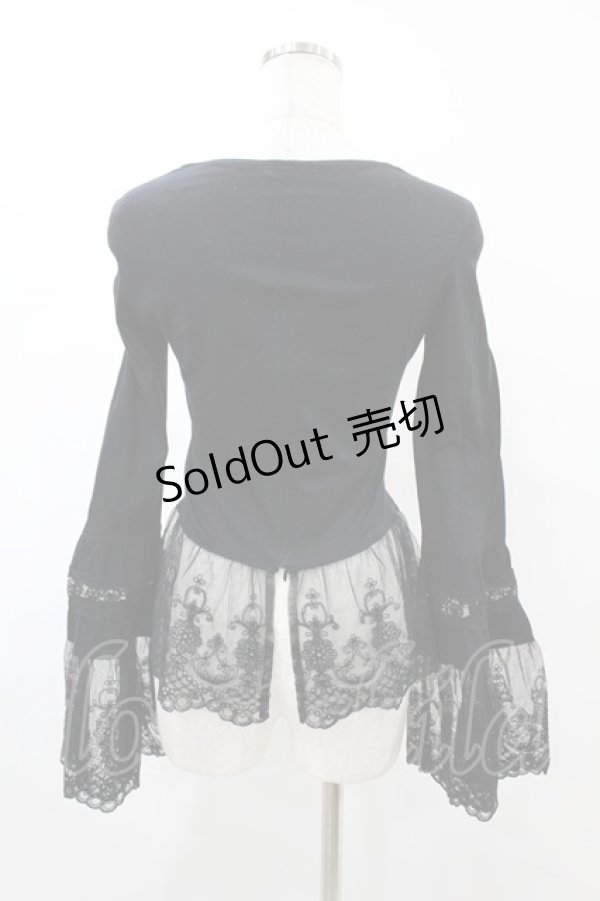 画像2: Juliette et Justine / Dentelle Delice Blouse Free Noir H-25-05-20-1058-CL-TO-NS-ZH (2)