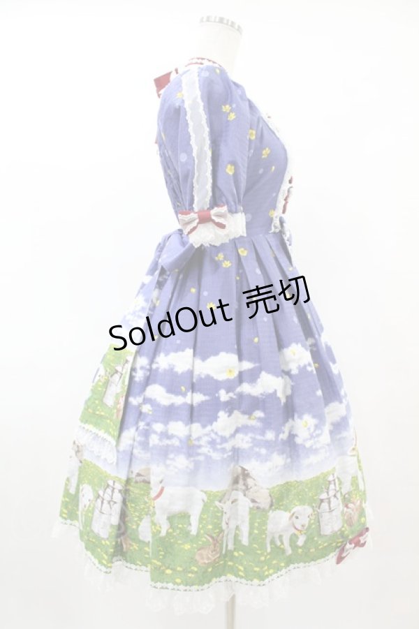 画像3: metamorphose / Dreamy Little Farmワンピース 1 ブルー H-25-05-20-1009-ME-OP-NS-ZH (3)