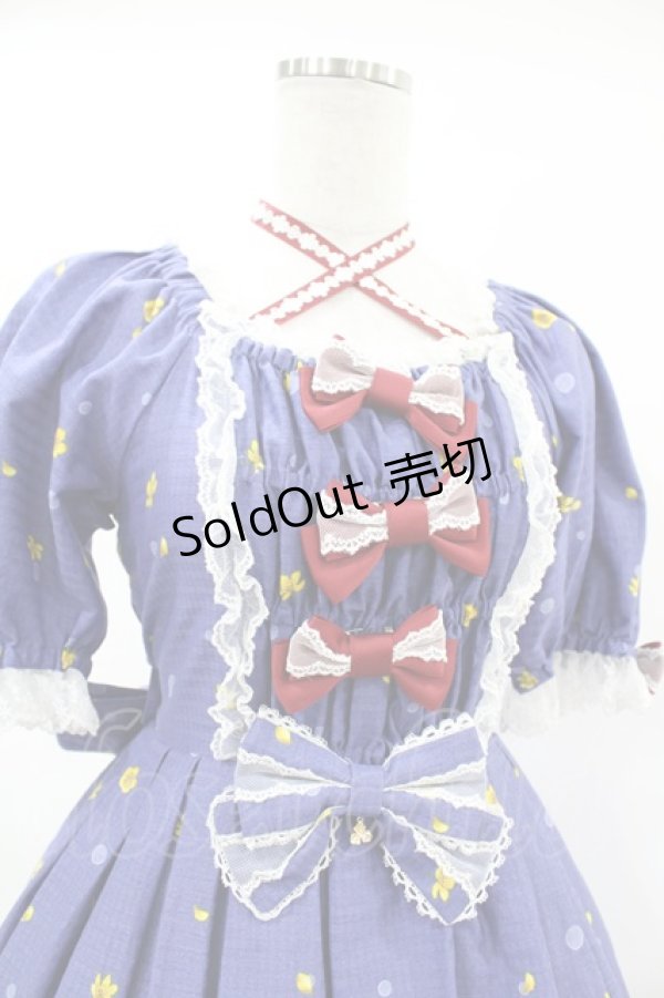 画像4: metamorphose / Dreamy Little Farmワンピース 1 ブルー H-25-05-20-1009-ME-OP-NS-ZH (4)