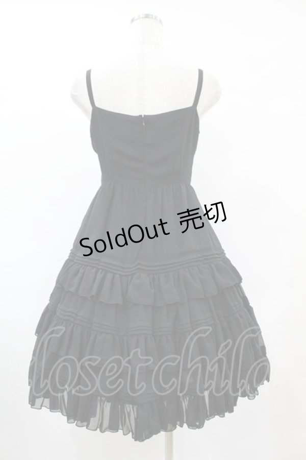 画像2: Victorian maiden / シフォンアンダードレス Free ブラック H-25-05-20-1010-CL-OP-NS-ZH (2)