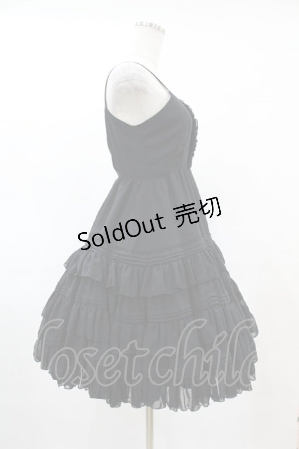 画像3: Victorian maiden / シフォンアンダードレス Free ブラック H-25-05-20-1010-CL-OP-NS-ZH (3)