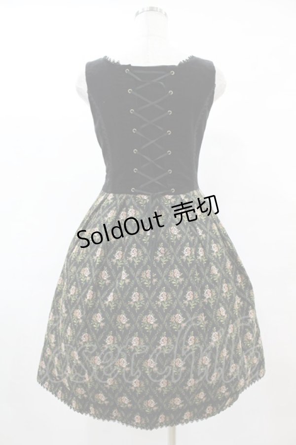 画像2: Victorian maiden / ノーブルクイーンゴブランドレス Free ブラック H-25-05-20-1011-CL-OP-NS-ZH (2)