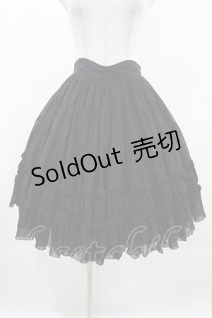 画像: Mary Magdalene / クラシカルシフォンスカート Free ブラック H-25-05-20-1018-CL-SK-NS-ZH