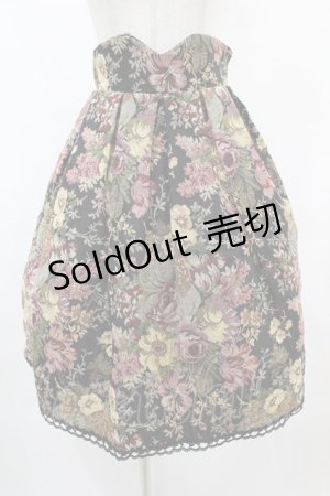 画像: Victorian maiden / ゴブラン後ろ編み上げスカート Free ブラック H-25-05-20-1019-CL-SK-NS-ZH