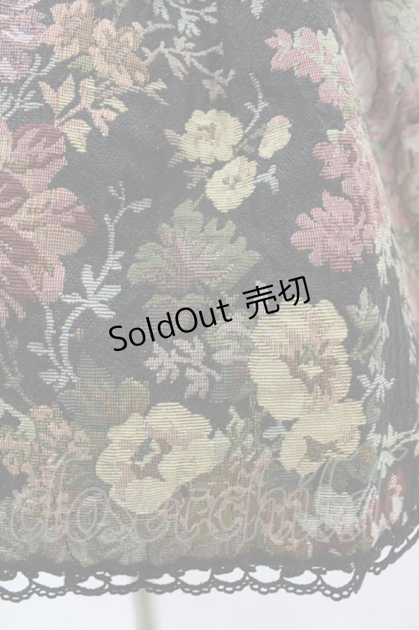 画像4: Victorian maiden / ゴブラン後ろ編み上げスカート Free ブラック H-25-05-20-1019-CL-SK-NS-ZH (4)