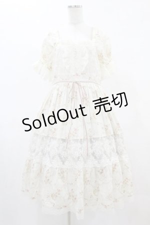 画像: SERAPHIM / ひなぎくのブーケワンピース Free オフ H-25-05-20-1022-LO-OP-NS-ZH
