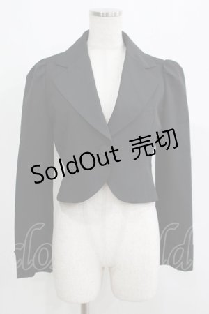 画像: axes femme / ヨークレースショートジャケット Free ブラック H-25-05-20-050-AX-JA-NS-ZH