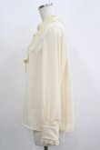 画像2: axes femme / バラ刺繍ラッフルフリルブラウス M アイボリー H-25-05-20-063-AX-BL-NS-ZH (2)