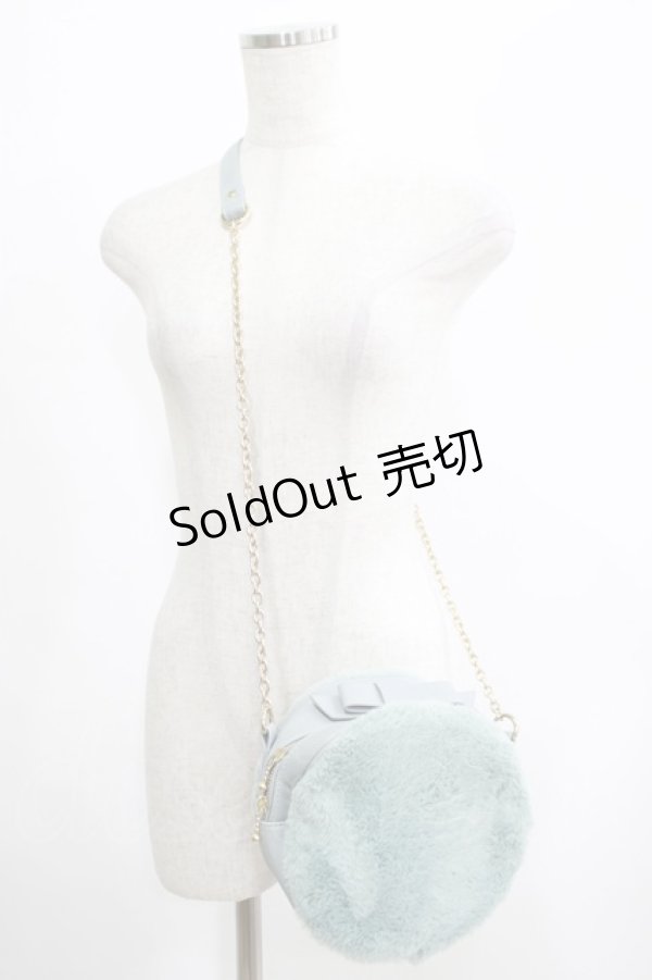 画像1: Fi.n.t / マカロンファーバッグ  サックス H-25-05-20-073-CA-BG-NS-ZH (1)