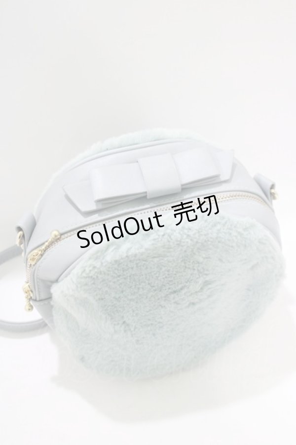 画像2: Fi.n.t / マカロンファーバッグ  サックス H-25-05-20-073-CA-BG-NS-ZH (2)